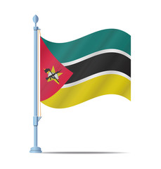 Mozambique flag vector
