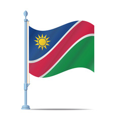 Namibia flag vector