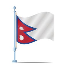 Nepal flag vector