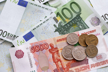 Rubles and Euros