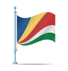 Seychelles flag vector