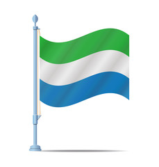 Sierra Leone flag vector