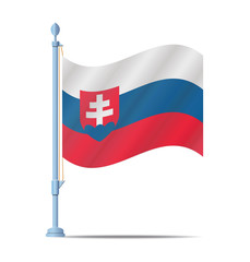 Slovakia flag vector