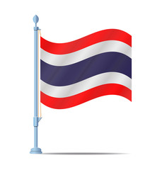 Thailand flag vector