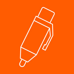Vector pen icon. Eps10