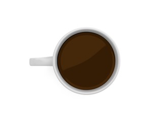 Geschäftsausstattung Kaffee weiß