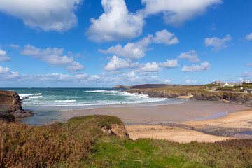 Cornish cove Treyarnon bay near Newquay North Cornwall