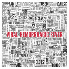 Viral Hemorrhagic Fever Concept in Word Tag Cloud