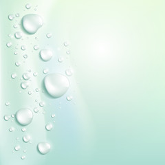 water drops vector background
