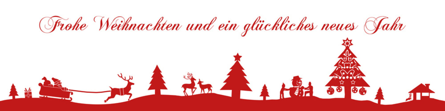 cb13 ChristmasBanner - Grüße - Frohe Weihnachten - 4zu1 g2633