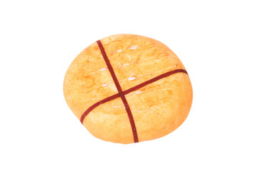 head cheese isolated on a white background