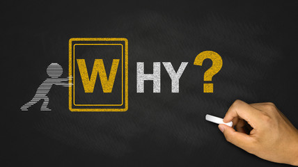 why concept on blackboard