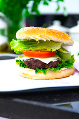 Burgerzubereitung