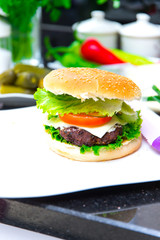 Burgerzubereitung
