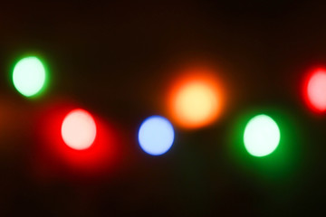Christmas bokeh