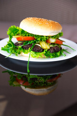 Selbstgemachter Burger