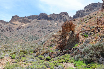 rock arch at volcano del teide (Tenerife)