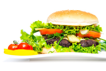 Selbstgemachter Burger