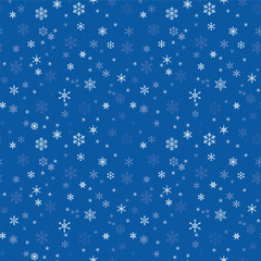 seamless texture with snowflakes