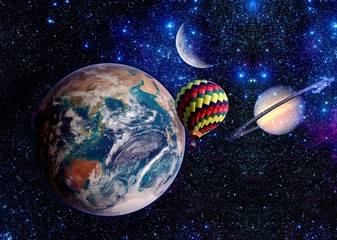Fantasy Space Earth Balloon