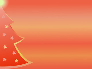 christmas tree greeting card