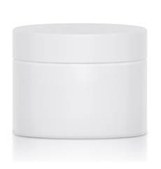 Mock UP Cream jar blank a logo