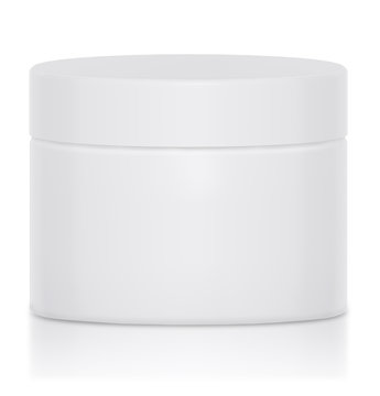 Mock UP Cream Jar Blank A Logo