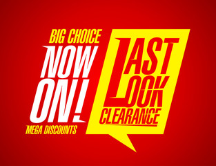 Last look clearance.