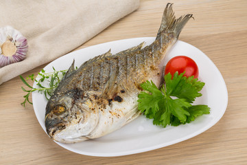 Grilled dorado