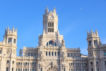 Fototapeta na wymiar Cibeles Palace, Madrid