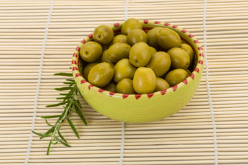 Green olives