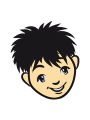 Kind kleiner junge freudlich