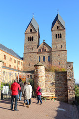 Naklejka na ściany i meble Abtei St. Hildegard bei Rüdesheim am Rhein (November 2014)