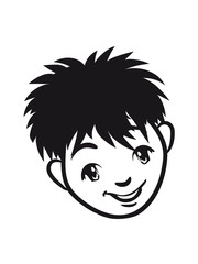 Kind kleiner junge freudlich