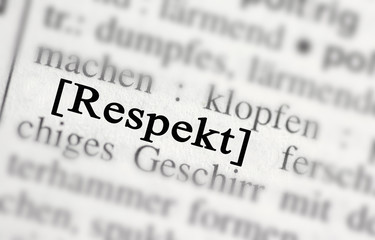 Fototapeta premium Respekt