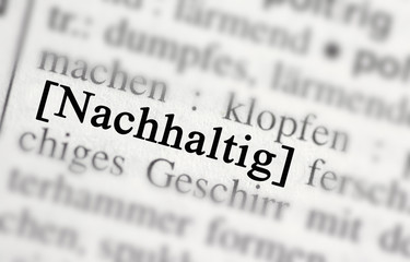nachhaltig