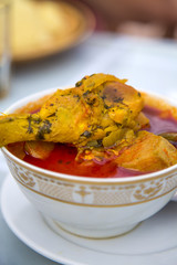 Moroccan chicken food