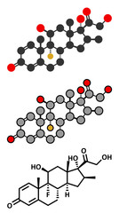 Betamethasone anti-inflammatory and immunosuppressive steroid