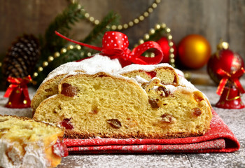 Christmas stollen.