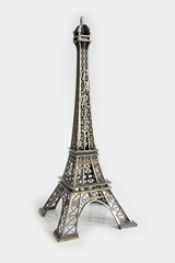 Fototapeta na wymiar Paris statue (eiffel tower) background wallpaper studio