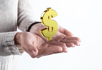 Dollaro sulle mani