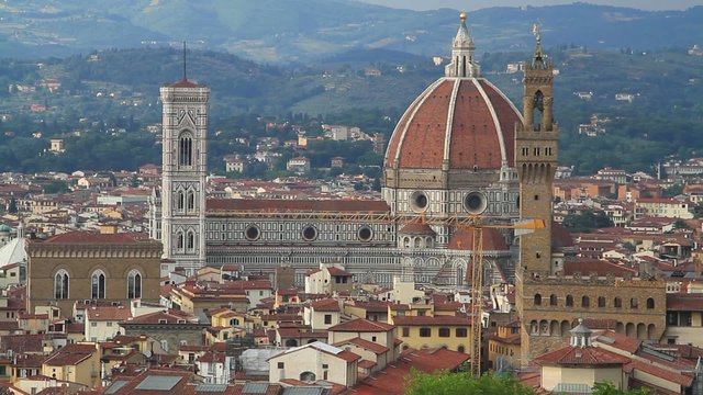 Duomo di Firenze Palzzo Vecchio da Piazzale Michelangelo