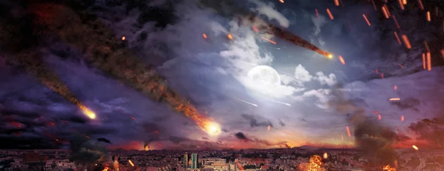 Foto auf Alu-Dibond Fantastisches Bild der Apokalypse © konradbak