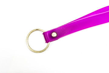 key chain isolated on white background