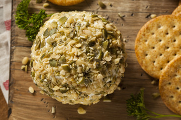 Homemade Cheeseball with Nuts