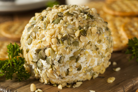 Homemade Cheeseball With Nuts