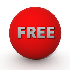 free circular icon on white background