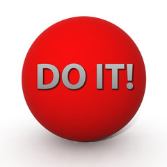 Do it circular icon on white background