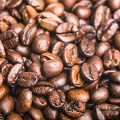 Coffee beans background