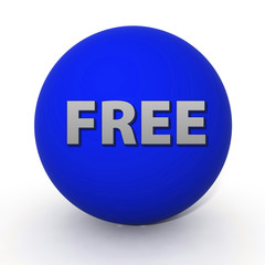 free circular icon on white background